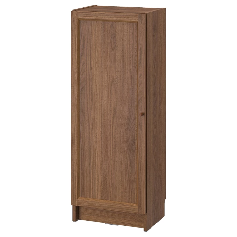 Книжный шкаф -  BILLY / OXBERG IKEA/ БИЛЛИ/ ОКСБЕРГ ИКЕА, 40х30х106 см, коричневый (изображение №1)