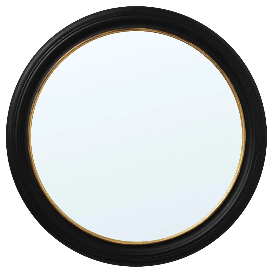 Настенное зеркало - ALMARÖD / ALMARОD  IKEA/ АЛМАРОД ИКЕА, 80 см, черный (изображение №1)