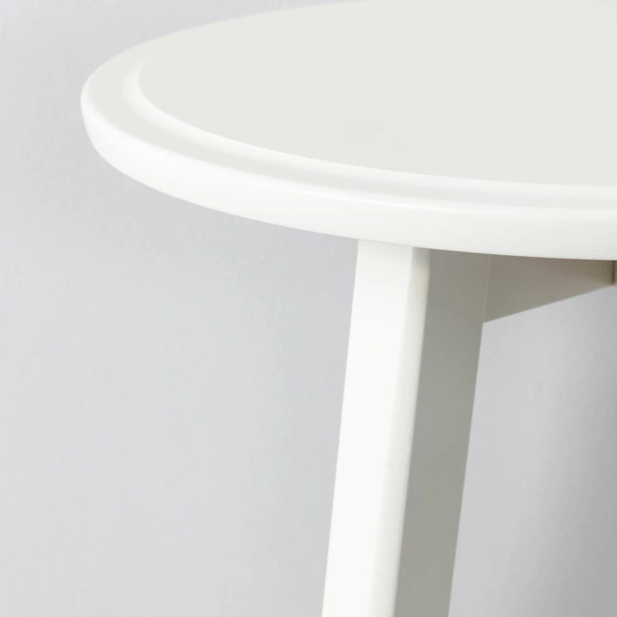 Столик придиванный - IKEA KRAGSTA, 35х45/49х51 см, белый, КРАГСТА ИКЕА (изображение №4)