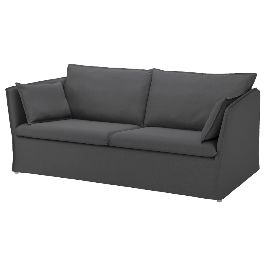 Чехол на 3-местный диван - BACKSÄLEN /BACKSАLEN IKEA/  БАККСАЛЕН ИКЕА,  серый (изображение №1)