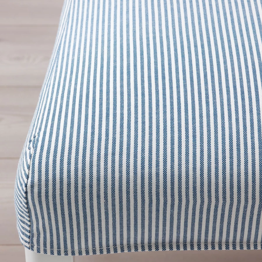 Чехол на стул - BERGMUND IKEA/ БЕРГМУНД ИКЕА,  голубой (изображение №4)