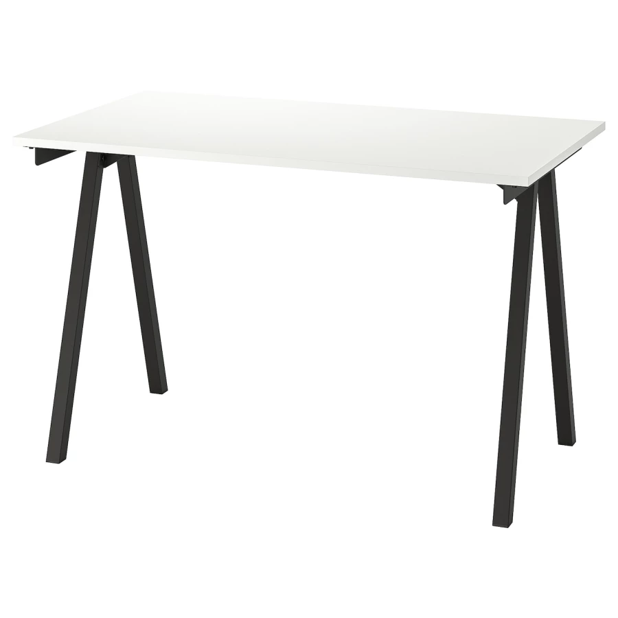 Письменный стол  - IKEA TROTTEN  /ТРОТТЕН ИКЕА, 120х75 см, белый (изображение №1)