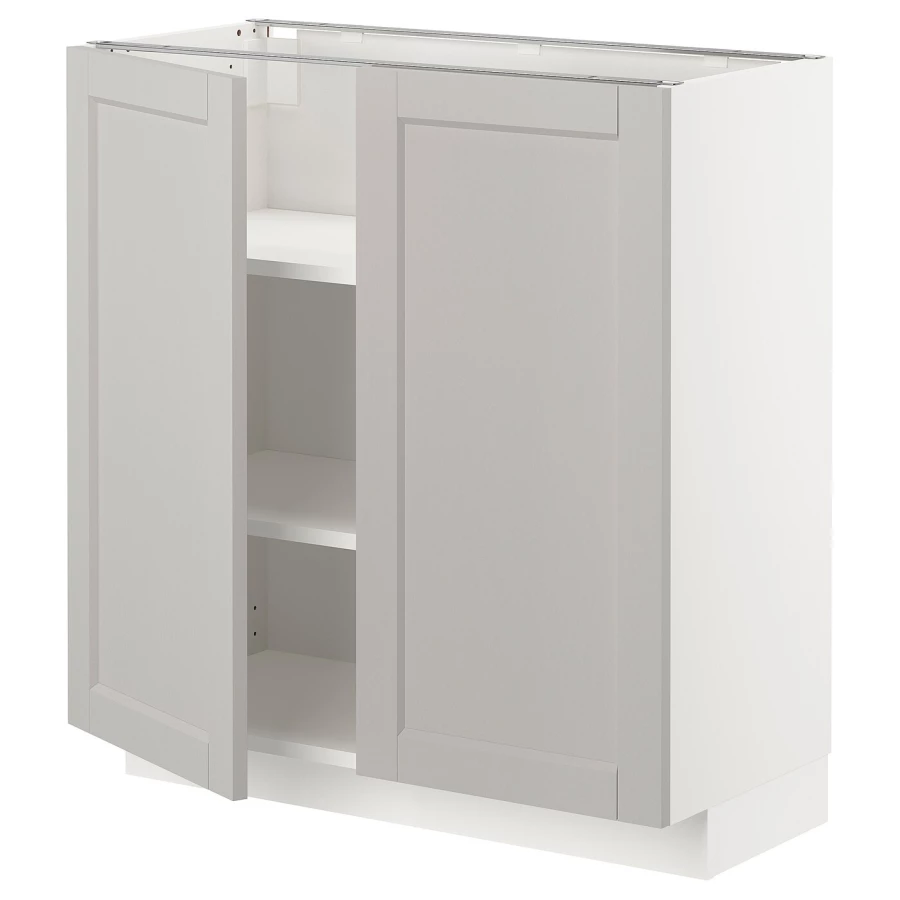 Напольный шкаф  - IKEA METOD, 88x39,5x80см, белый, МЕТОД ИКЕА (изображение №1)