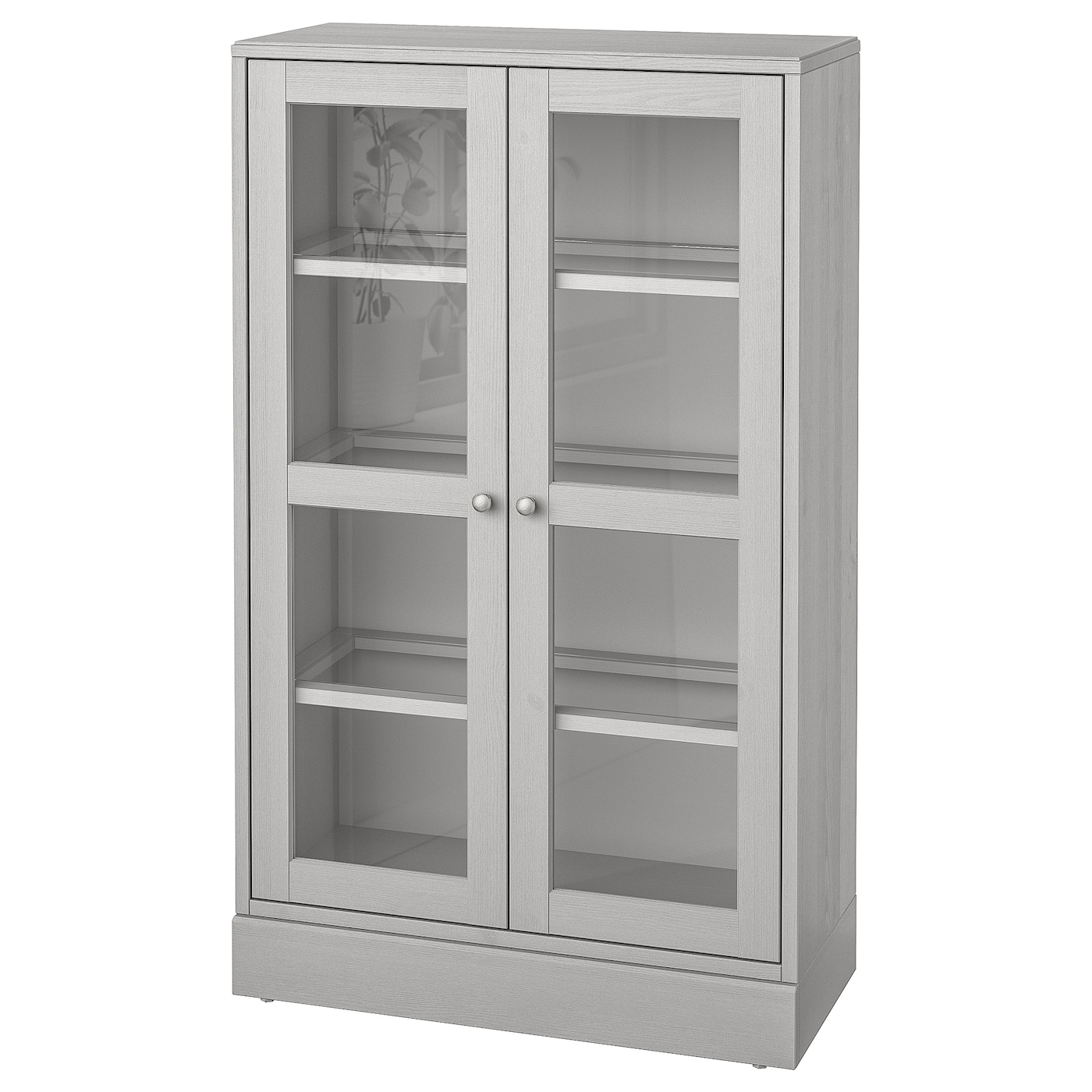 Шкаф - HAVSTA IKEA/ ХАВСТА ИКЕА, 81x134x37 см, серый