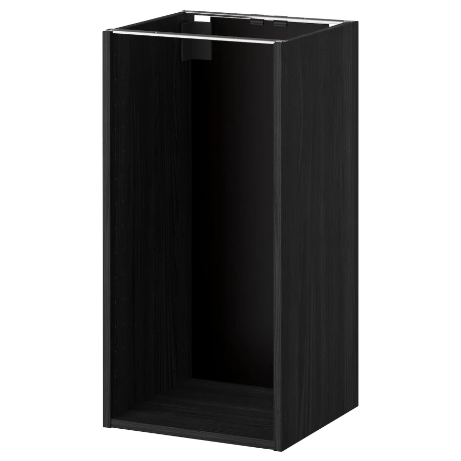 Каркас тумбы - METOD IKEA/МЕТОД ИКЕА, 80х40 см, черный (изображение №1)
