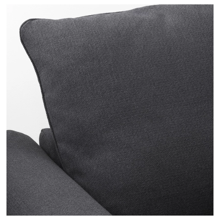 Кресло-кровать - IKEA GRÖNLID/GRONLID/ГРЕНЛИД/ГРЁНЛИД ИКЕА, 49х117х164 см, чёрный (изображение №4)