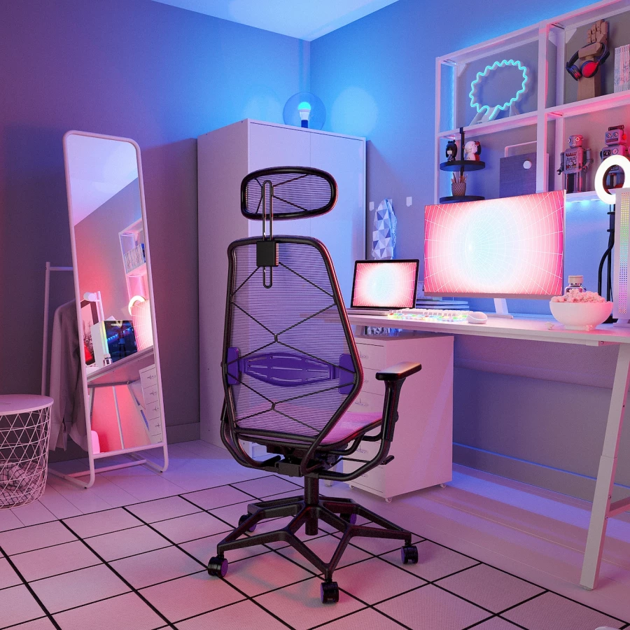 Игровой стул - STYRSPEL IKEA, СТИРСПЕЛ ИКЕА, 69х71 см, фиолетовый (изображение №10)