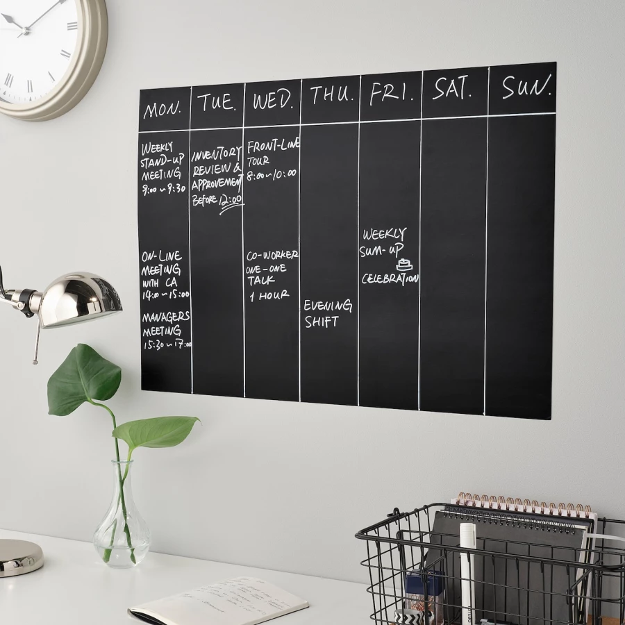 Доска для заметок - SÄVSTA / SАVSTA IKEA/ СЭВСТА ИКЕА, 50х70 см,  черный (изображение №2)
