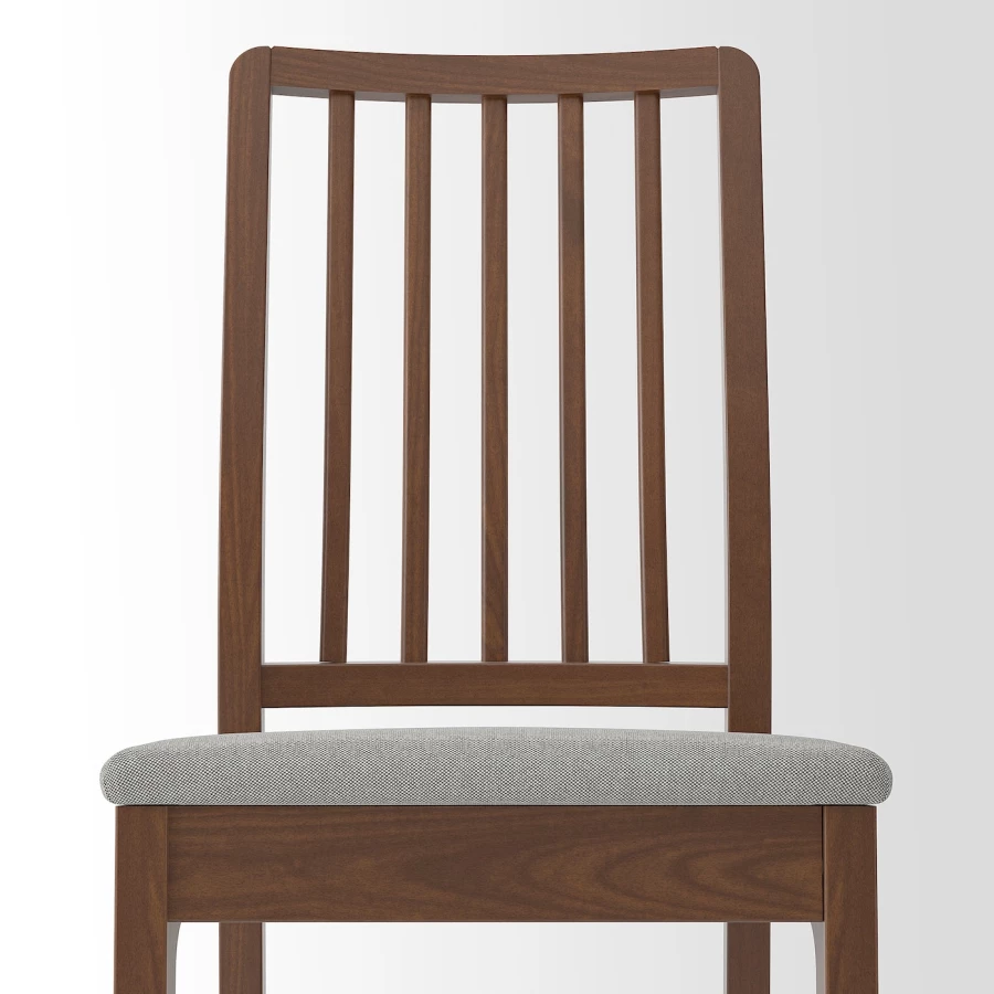 Стол и 4 стула - IKEA EKEDALEN/ЭКЕДАЛЕН ИКЕА, 120/180х80 см, коричневый/серый (изображение №4)
