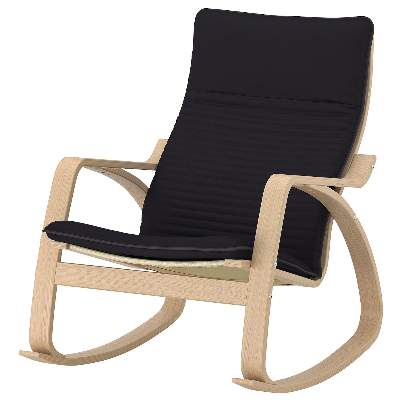 Кресло-качалка - IKEA POÄNG/POANG/ПОЭНГ ИКЕА, 68х94х95 см, чёрный