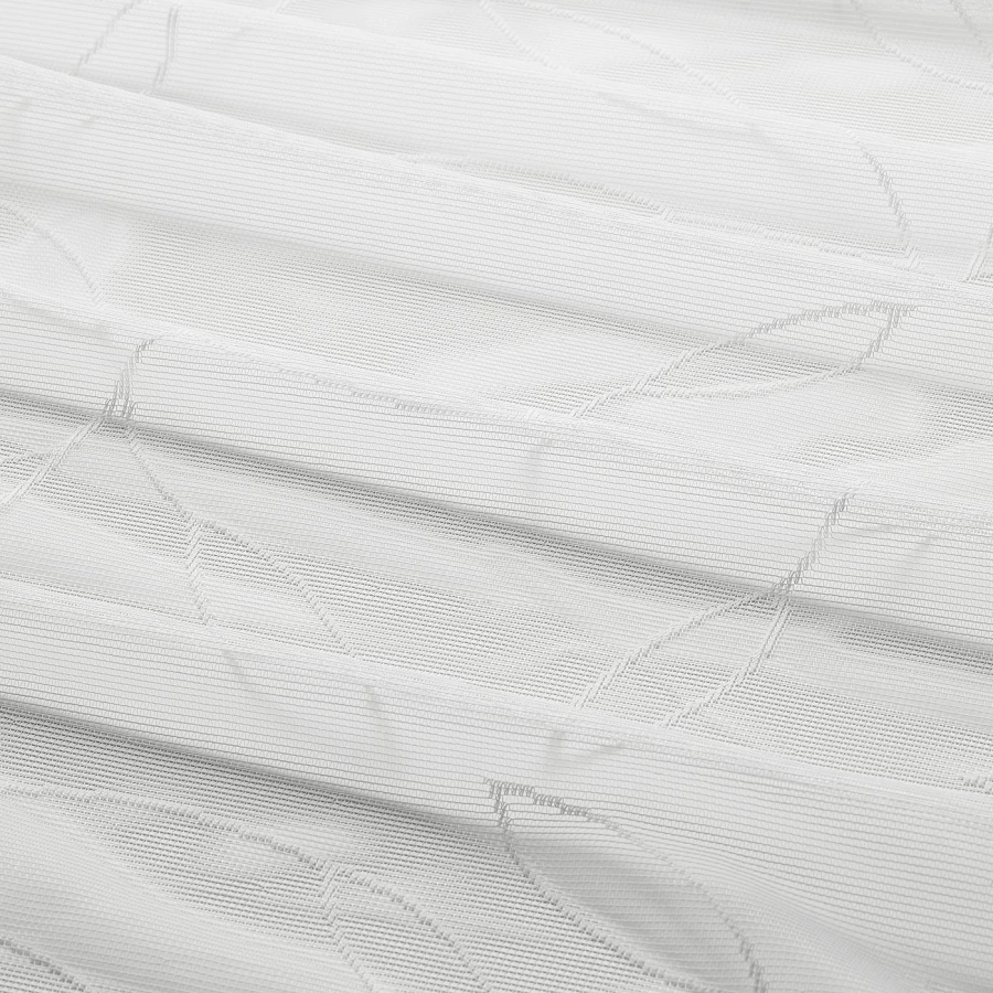 Тюль, 2 шт. - IKEA LILLEGERDТ, 300х145 см, белый, ХИЛЬДРАН ИКЕА (изображение №2)