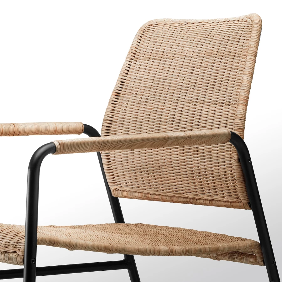 Кресло садовое - IKEA ULRIKSBERG, 76х67 см, коричневый, УЛЬРИКСБЕРГ ИКЕА (изображение №5)