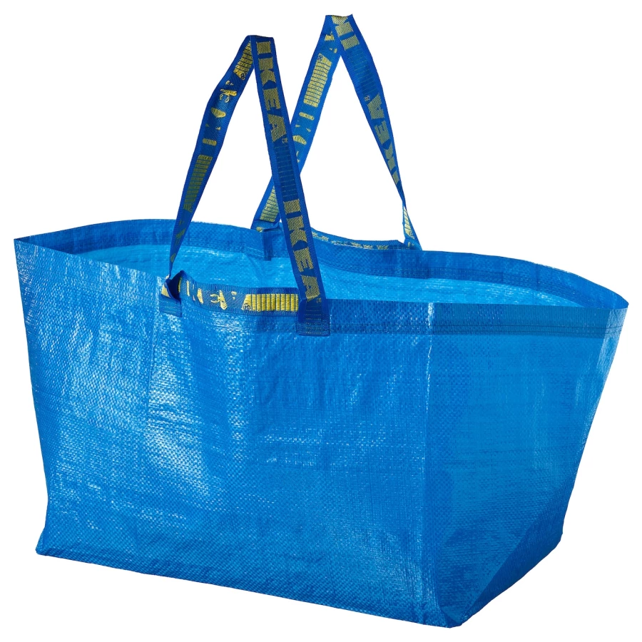 Сумка для хранения -  FRAKTA IKEA/ ФРАКТА ИКЕА, 55х35 см, синий (изображение №1)