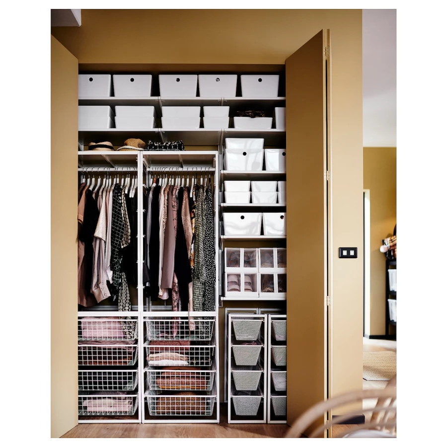 Открытый шкаф - JONAXEL IKEA/ЙОНАХЕЛЬ ИКЕА, 51х99х173 см, белый (изображение №2)