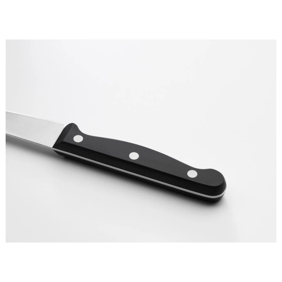 Нож для овощей - IKEA VARDAGEN, 9см, черный, ВАРДАГЕН ИКЕА (изображение №4)