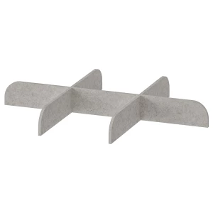 Вставка для выдвижного подноса - KOMPLEMENT IKEA/КОМПЛИМЕНТ ИКЕА, 50х35 см, серый
