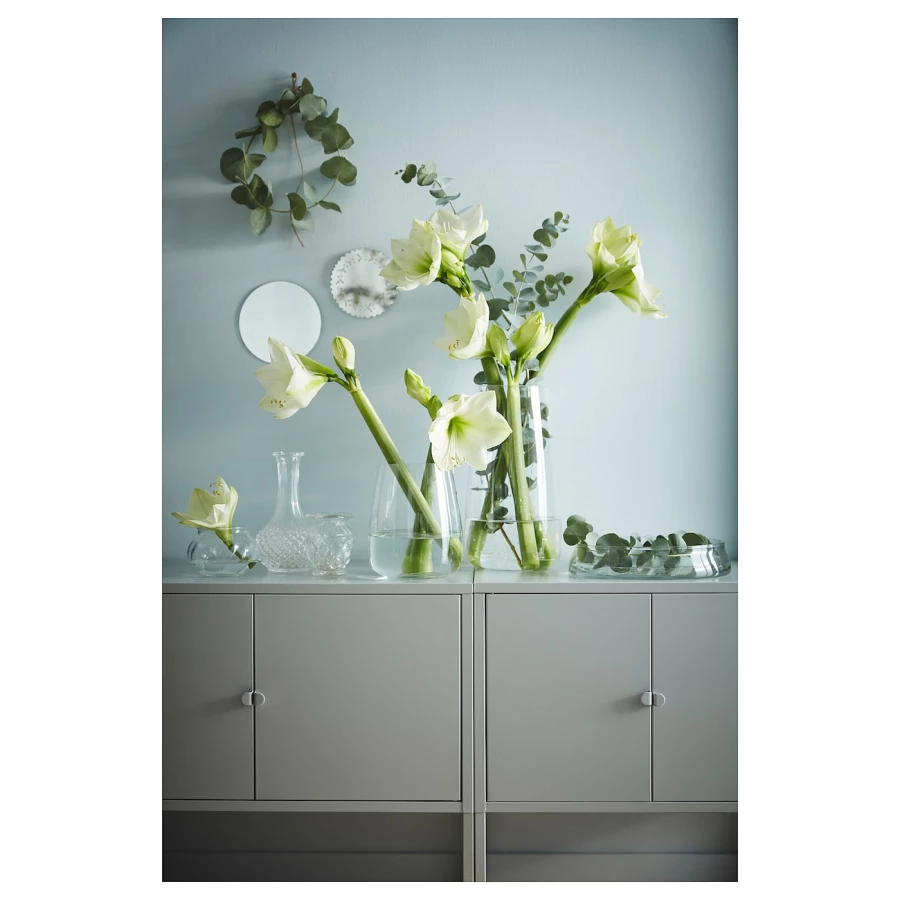 Комбинация для хранения - LIXHULT IKEA/ ЛИКСГУЛЬТ ИКЕА, 35х60  см, серый (изображение №5)
