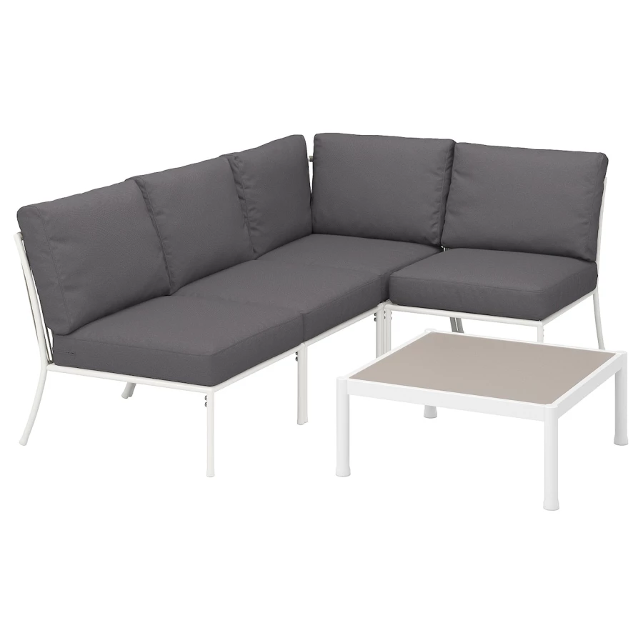 Комплект мебели для сада  - SEGERÖN / SEGERОN IKEA/ СЕГЕРОН ИКЕА,  186х76 см , серый (изображение №1)