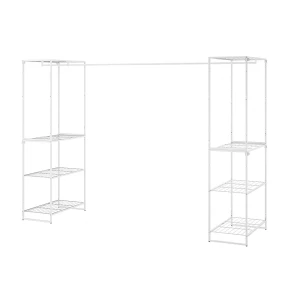 Полка с платяной штангой - IKEA JOSTEIN/ЙОСТЕЙН ИКЕА, 61х180х270 см, белый