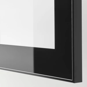 Второе фото. Дверца - GLASSVIK IKEA/ ГЛАССВИК ИКЕА, 60x64 см, черный