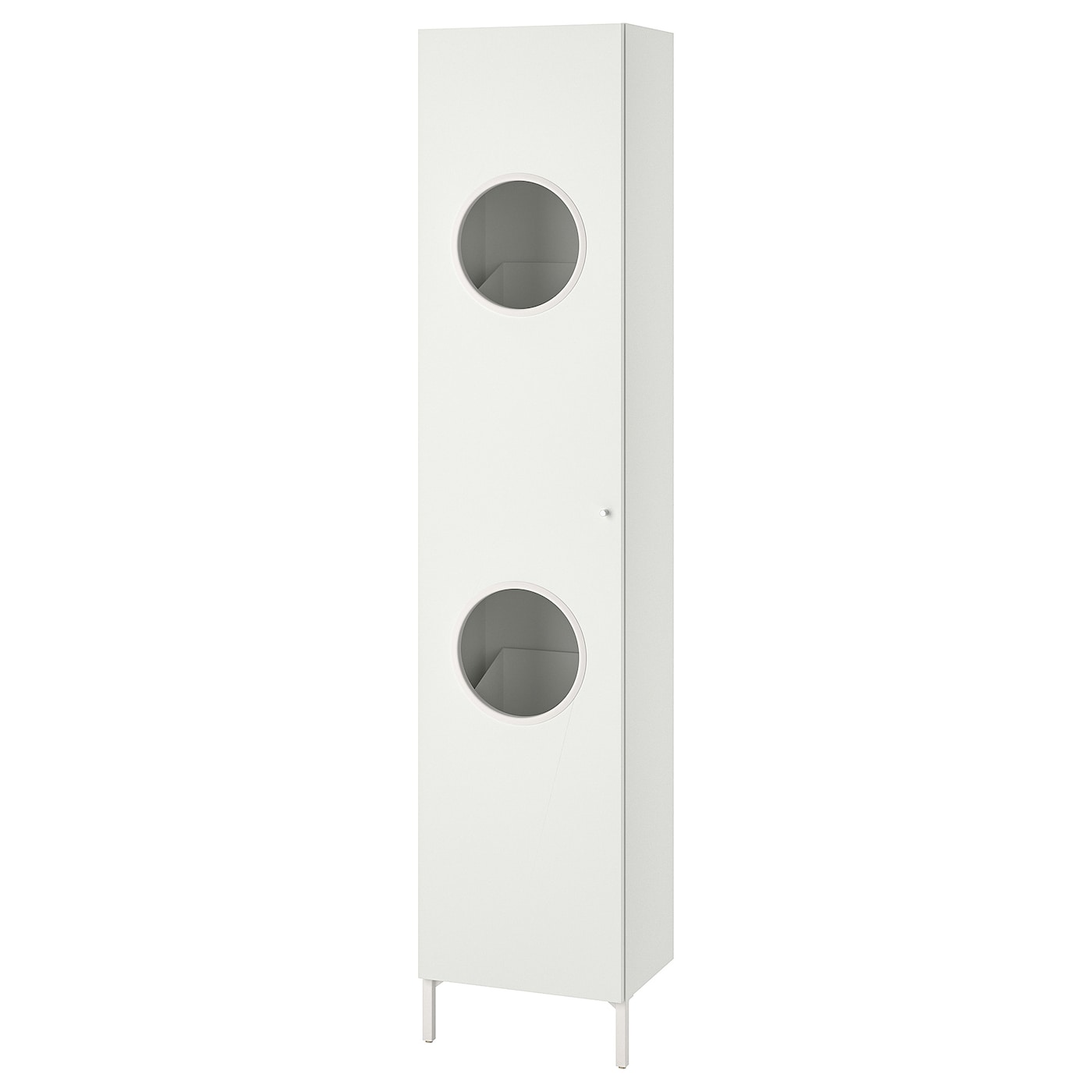 Шкаф для белья - NYSJÖN  IKEA/ НИСЬЕН ИКЕА, 40x190 см, белый