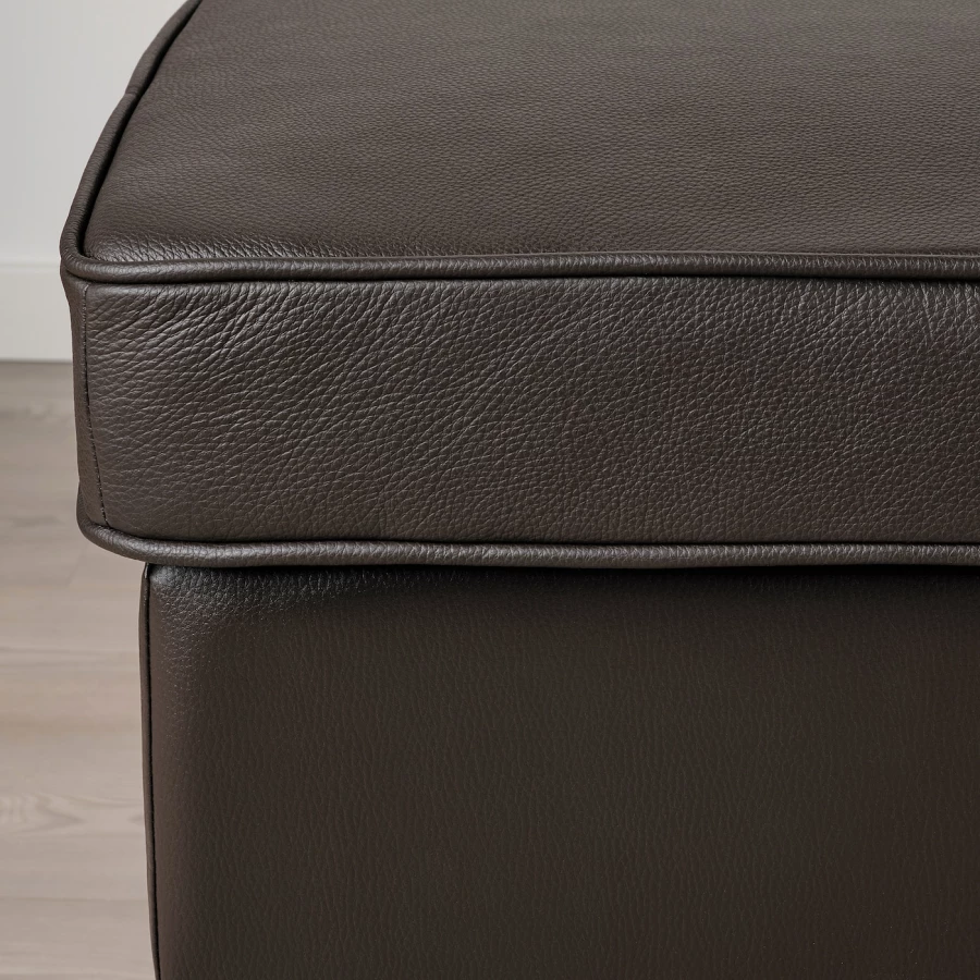 Табурет для ног - IKEA STRANDMON, 60х40х44 см, темно-коричневая СТРАНДМОН ИКЕА (изображение №2)