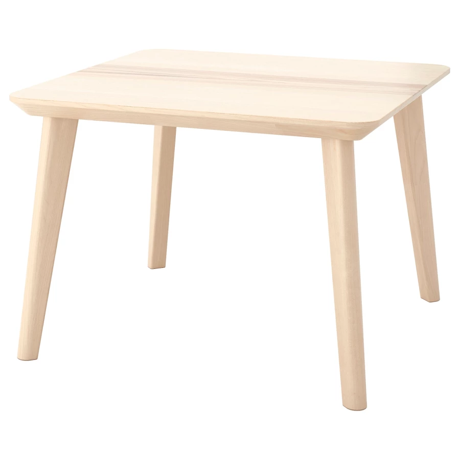 Журнальный стол - IKEA ИКЕА LISABO, 70x70х50 см, шпон ясеня (изображение №1)