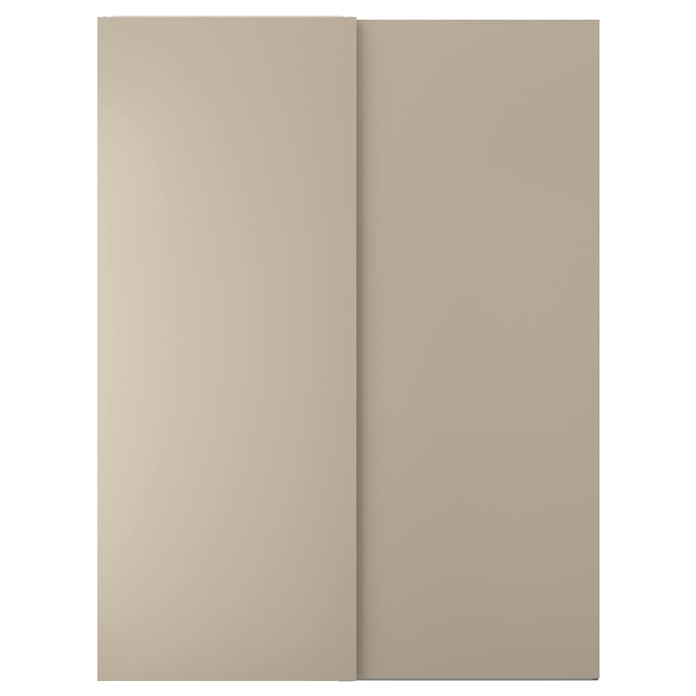 Раздвижные двери - IKEA HASVIK/ХАСВИК ИКЕА, 201х150 см, бежевый