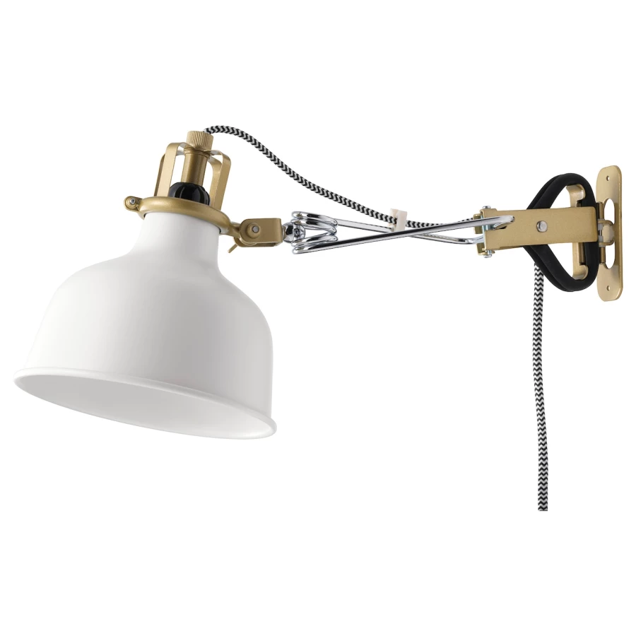 Настенный светильник -  RANARP  IKEA/ РАНАРП ИКЕА,  14 см, белый (изображение №1)