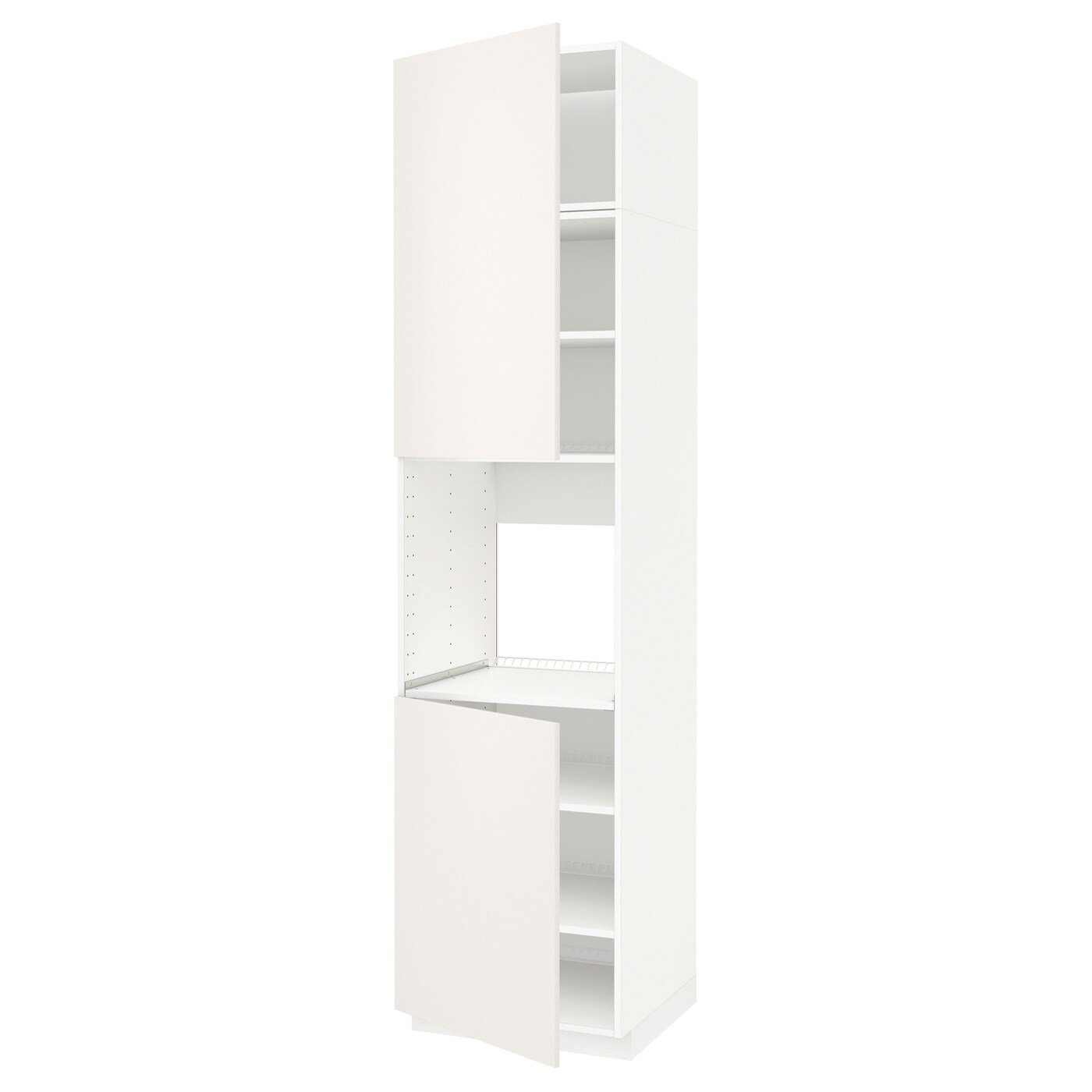Кухонный шкаф-пенал - IKEA METOD/МЕТОД ИКЕА, 240х60х60 см, белый