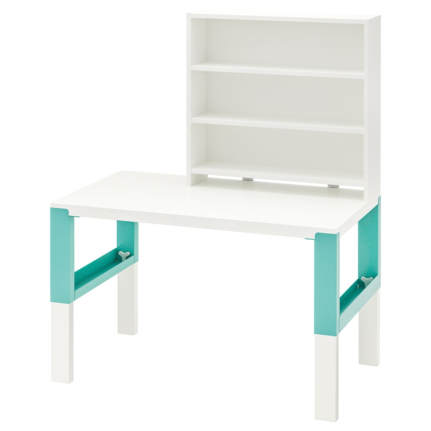 Стол детский - IKEA PÅHL/PAHL/ПОЛЬ ИКЕА, 96x58 см, белый/голубой