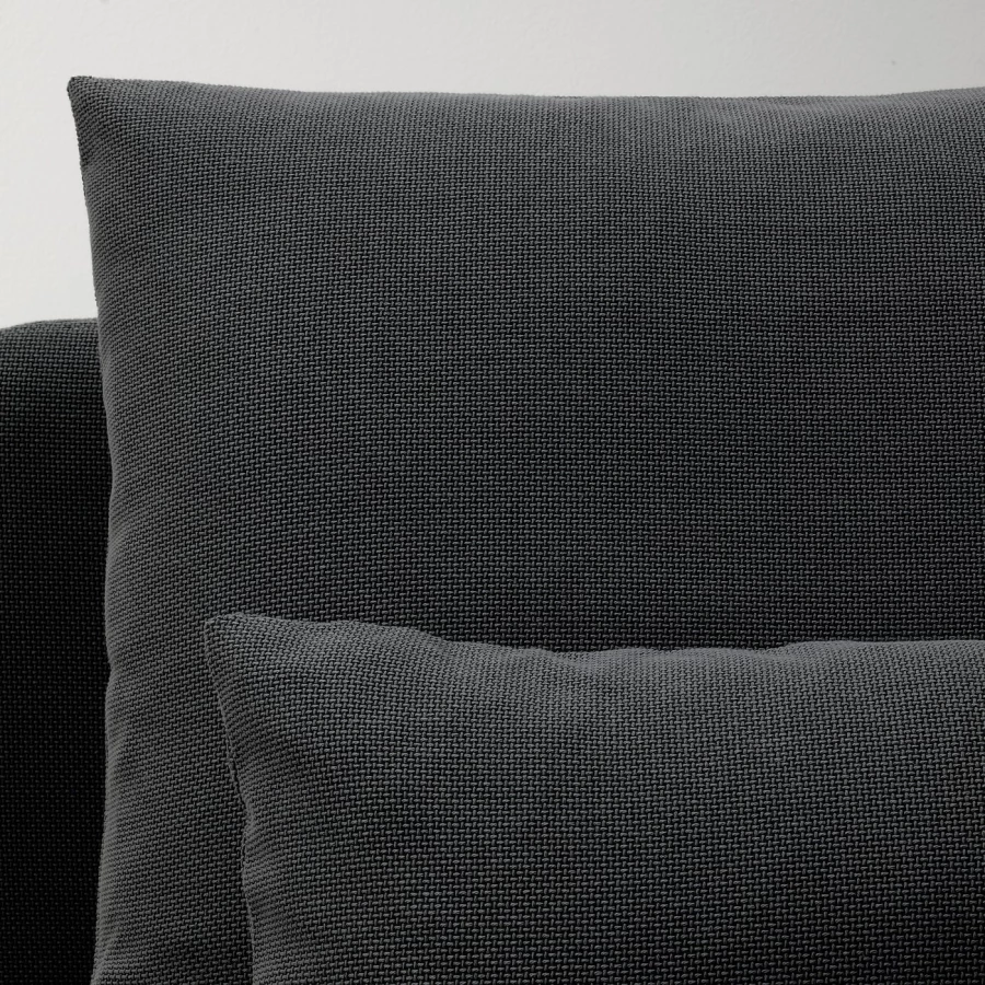 3-местный диван - IKEA SÖDERHAMN/SODERHAMN/СЁДЕРХАМН ИКЕА, 83х99х186 см, черный (изображение №4)