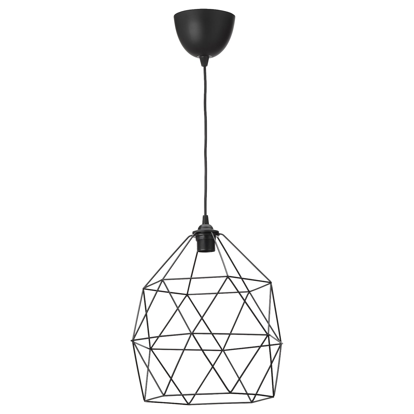 Подвесной светильник - BRUNSTA/HEMMA IKEA/ БРЮНСТА /ХЕММА ИКЕА, 30 см, черный