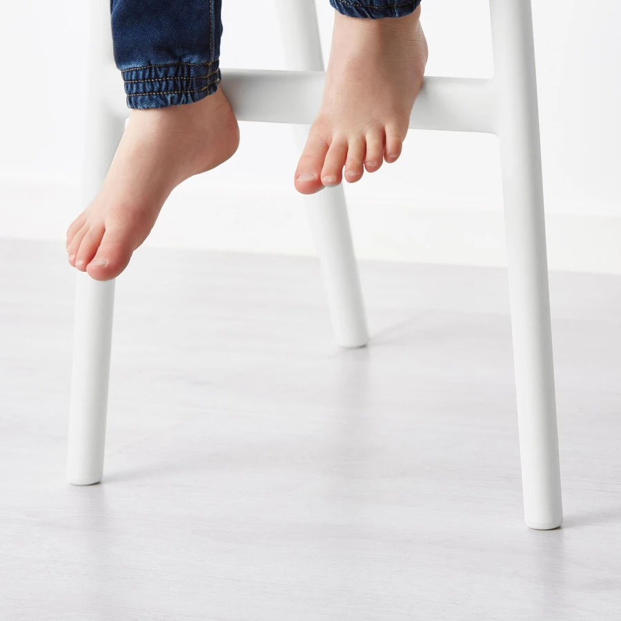 Детский стул - URBAN  IKEA/ УРБАН ИКЕА, 79х45 см, белый (изображение №4)