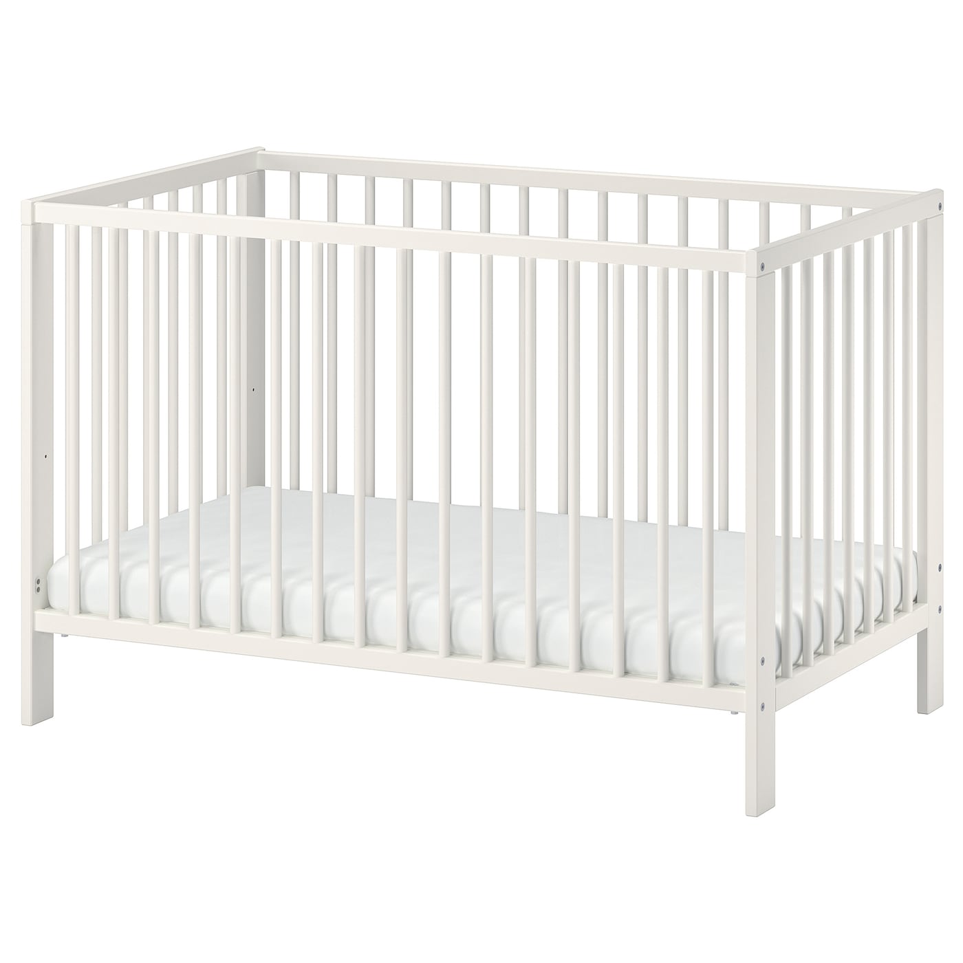 Кровать для новорожденных - IKEA GULLIVER, 60x120 см, белый, ГУЛЛИВЕР ИКЕА