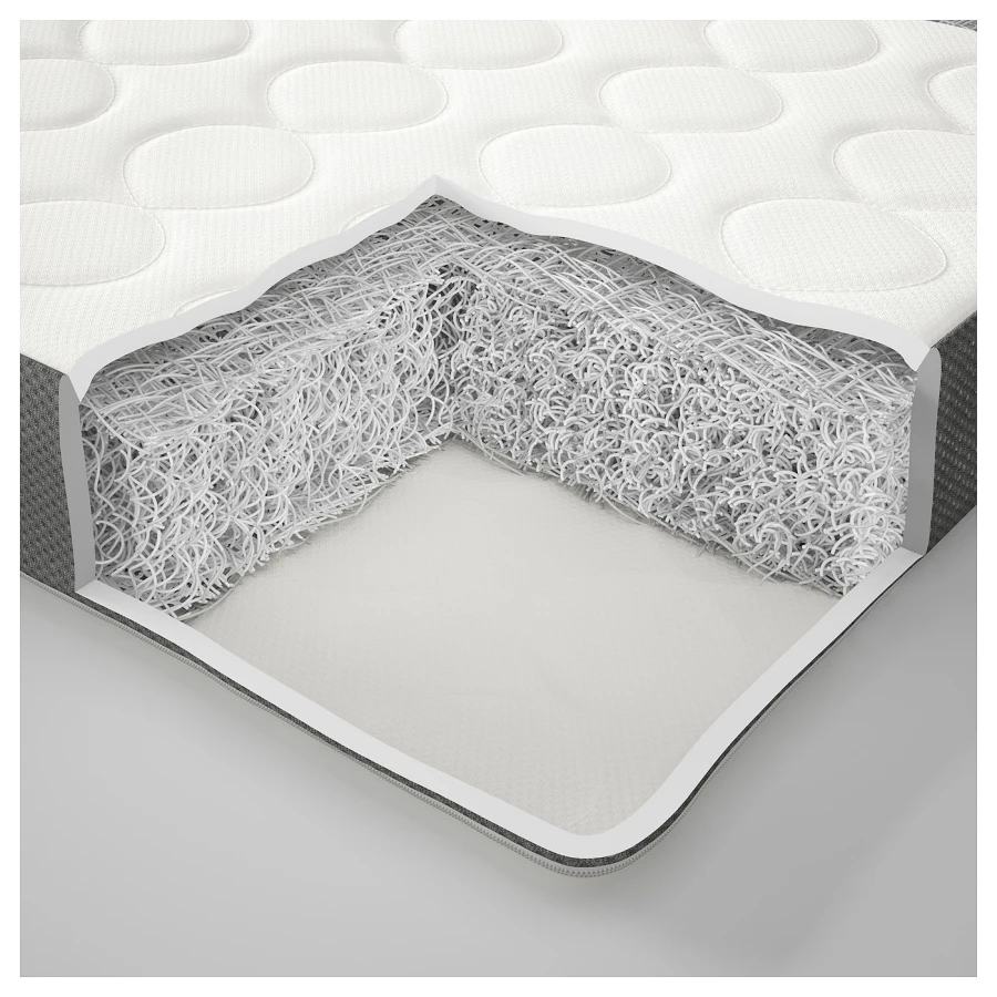 Матрас для детской кроватки - HIMLAVALV 3D IKEA/ ХИМЛАВАЛВЕТ 3Д ИКЕА, 120х60 см, белый (изображение №6)