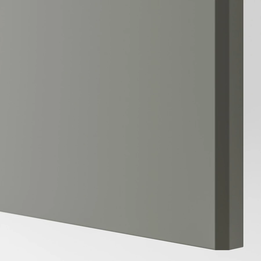 Шкаф - IKEA PAX/REINSVOLL/ПАКС/РЕИНСВОЛЛ ИКЕА, 60х100х236,4 см, светло-коричневый/темно-серый (изображение №3)