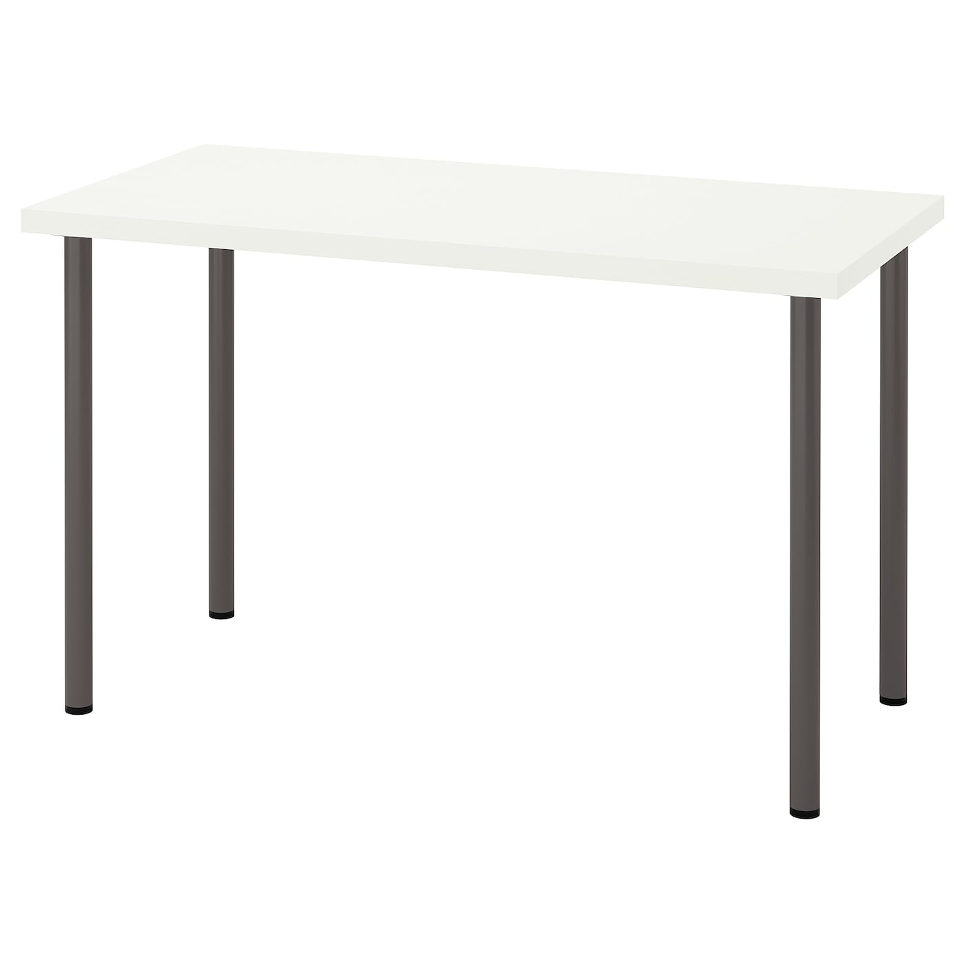 Письменный стол - IKEA LAGKAPTEN/ADILS, 120х60 см, темно-серый/белый, ЛАГКАПТЕН/АДИЛЬС ИКЕА
