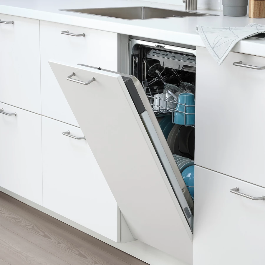 Встраиваемая посудомоечная машина - MEDELSTOR  IKEA/ МЕДЕЛСТОР ИКЕА,  82х45 см, белый (изображение №3)