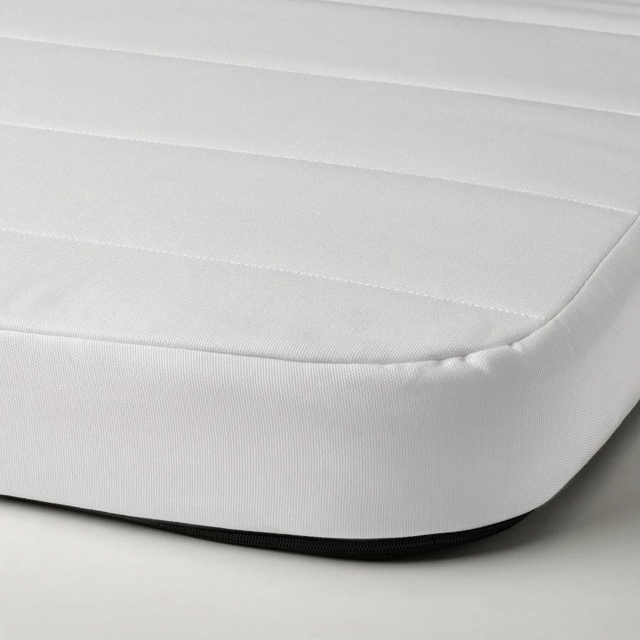 Матрас для двуспальной кровати - NYHAMN IKEA/НИХАМН ИКЕА  140x200 см, белый (изображение №4)