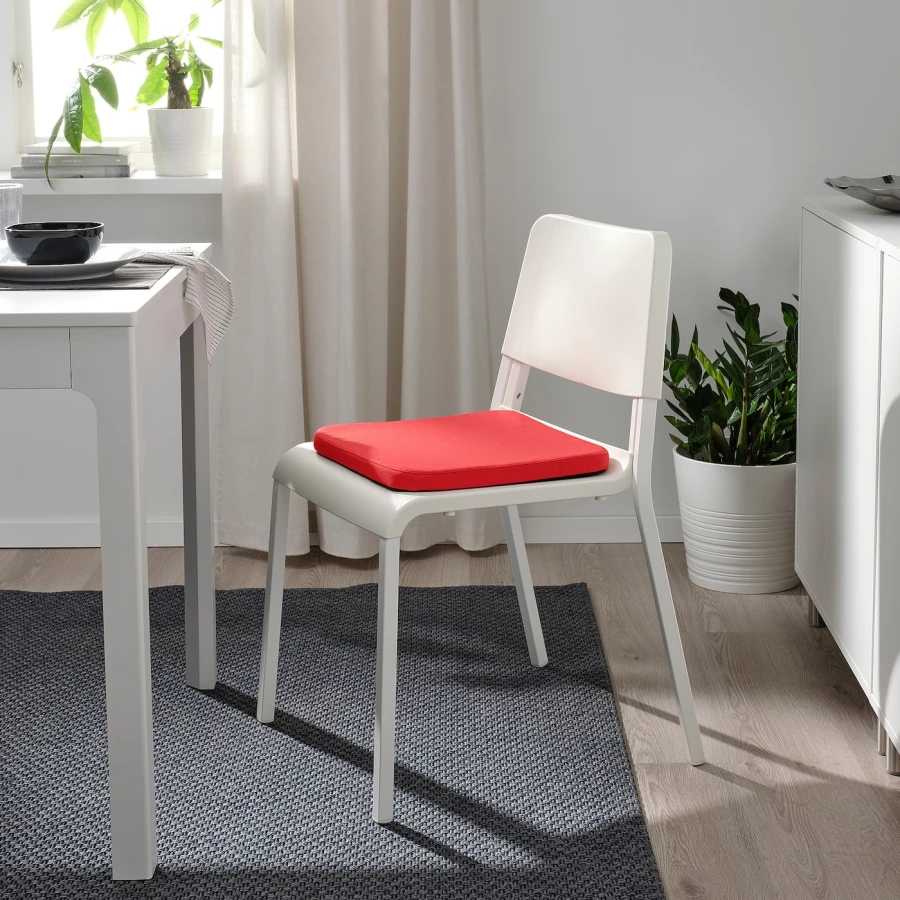 Подушка на стул - STAGGSTARR IKEA/ СТАГГСТАРР ИКЕА, 36 см, красный (изображение №4)
