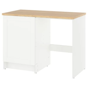 Напольный шкаф - IKEA KNOXHULT/ИКЕА КНОКСХУЛЬТ, белый/под беленный дуб