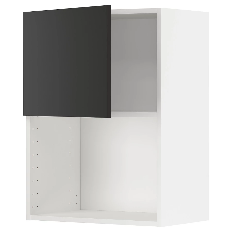 METOD Навесной шкаф - METOD IKEA/ МЕТОД ИКЕА, 80х60 см, белый/черный (изображение №1)