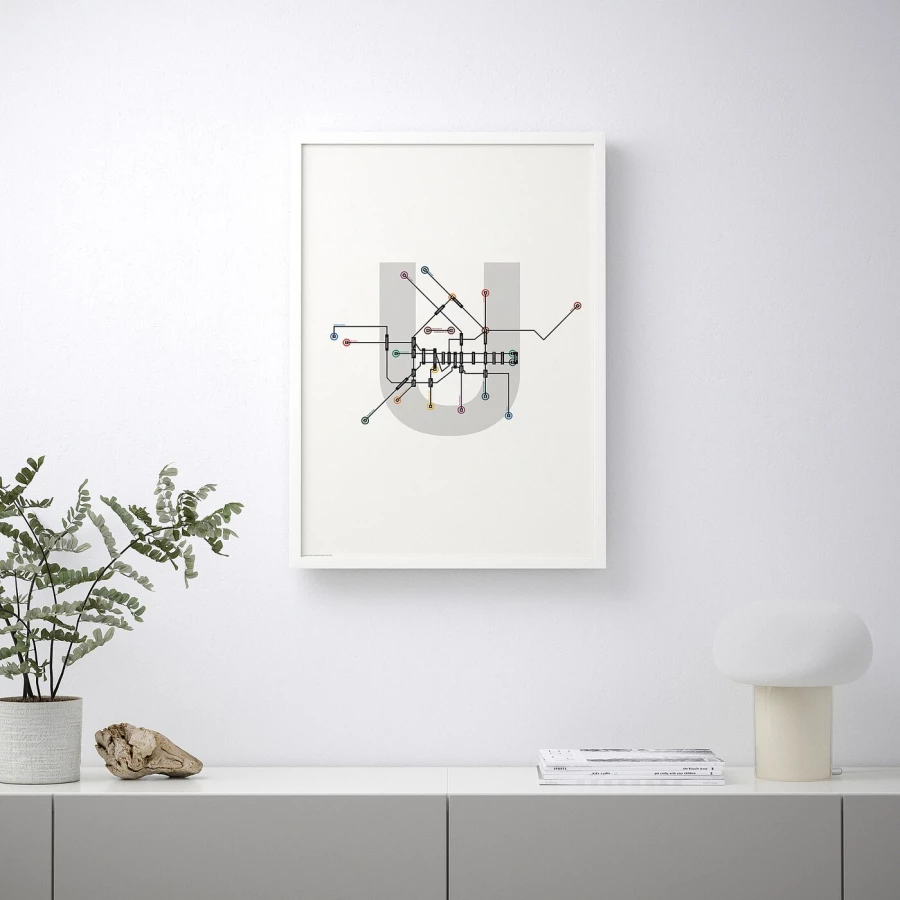 Постер - IKEA BILD, 50х70 см, «Городские линии, Берлин», БИЛЬД ИКЕА (изображение №2)