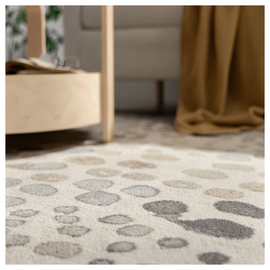 Ковер - IKEA DUBBELFIL/ДУББЕЛЬФИЛ ИКЕА, 230х160 см, разноцветный (изображение №4)