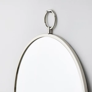 Второе фото. Зеркало - IKEA GRYTÅS/GRYTАS/ГРЮТОС ИКЕА, 25 см, серебристый