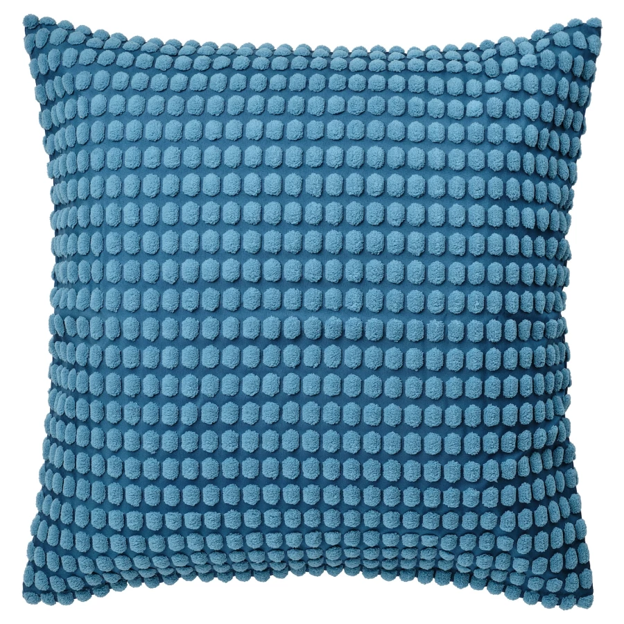 Чехол на подушку - SVARTPOPPEL  IKEA/ СВАРТПОППЕЛ ИКЕА, 50х50 см,  синий (изображение №1)