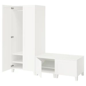 Шкаф- PLATSA IKEA/ ПЛАТСА ИКЕА, белый, 200x57x191 см