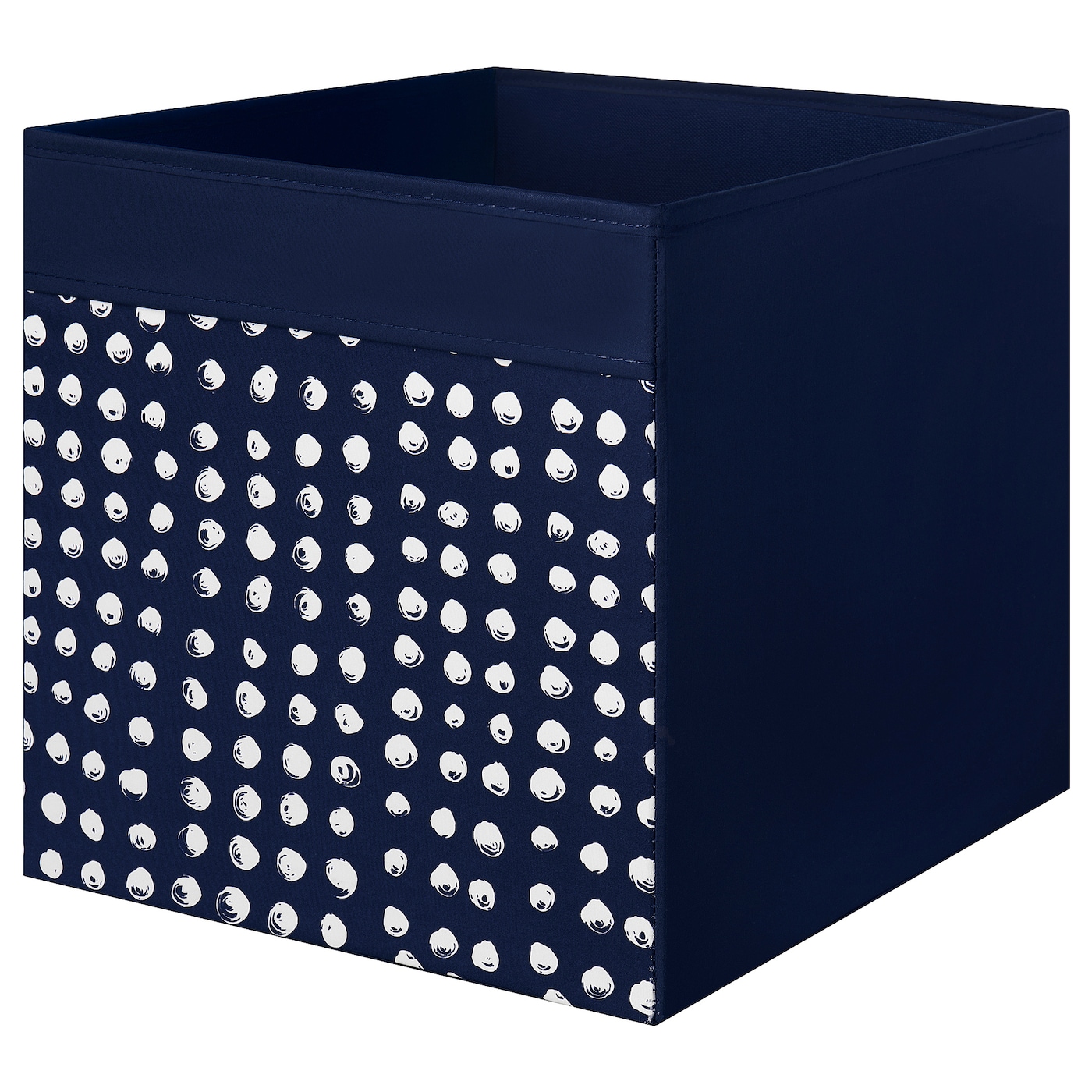 Коробка -  DRÖNA/ DRОNA IKEA/ ДРЕНА ИКЕА, 33х33 см, синий с рисунком