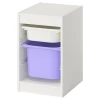 Шкаф с ящиком IKEA TROFAST/ТРУФАСТ ИКЕА, 34х44х56 см, белый/фиолетовый